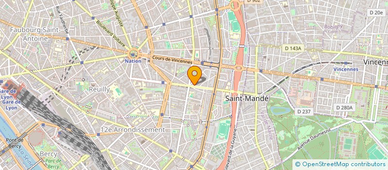 localisation de l'entreprise MONSIEUR VINCENT LARDY à PARIS