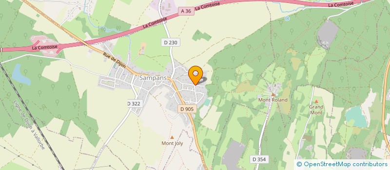 localisation de l'entreprise MONSIEUR VINCENT LARDY  SAMPANS