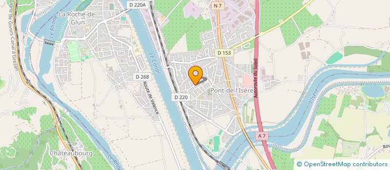 localisation de l'entreprise MONSIEUR VINCENT LARIZZA  PONT-DE-L'ISERE