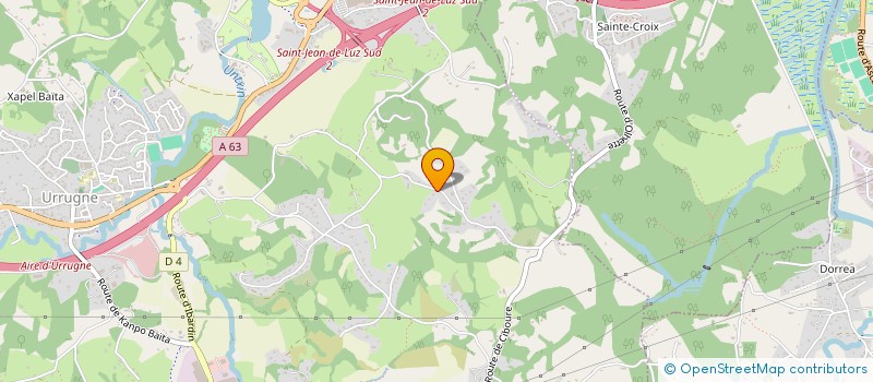 localisation de l'entreprise MONSIEUR VINCENT LARRETCHE  URRUGNE