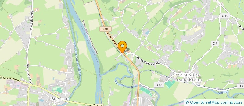 localisation de l'entreprise MONSIEUR VINCENT LASSAGNE  SAINT-NIZIER-SOUS-CHARLIEU