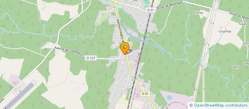 localisation de l'entreprise MONSIEUR VINCENT LASSALLE  RION-DES-LANDES