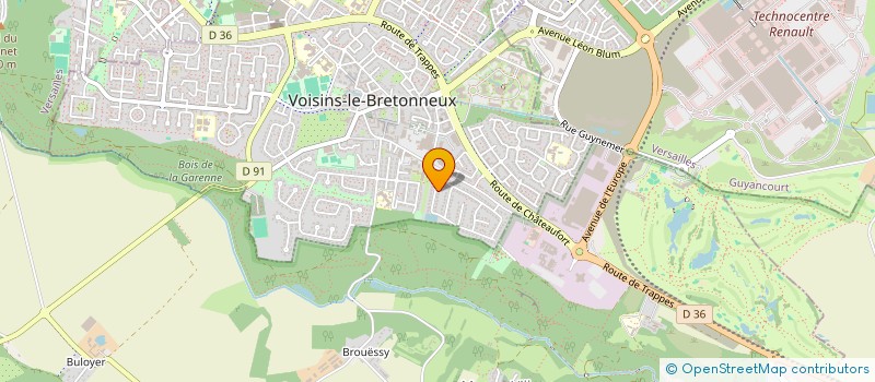 localisation de l'entreprise MONSIEUR VINCENT LASSERRE  VOISINS-LE-BRETONNEUX