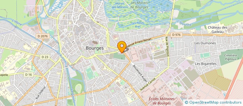 localisation de l'entreprise MONSIEUR VINCENT LAUDAT à BOURGES