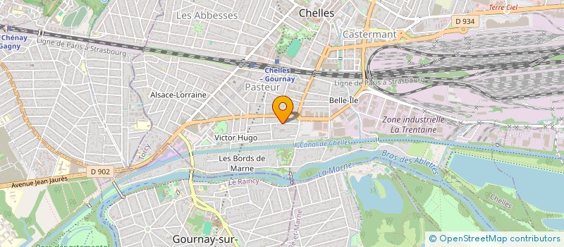 localisation de l'entreprise MONSIEUR VINCENT LAURENT  CHELLES