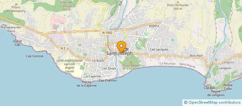 localisation de l'entreprise MONSIEUR VINCENT LAURET à SAINT-JOSEPH