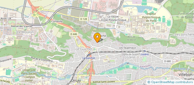 localisation de l'entreprise MONSIEUR VINCENT LAURIAT à ORSAY