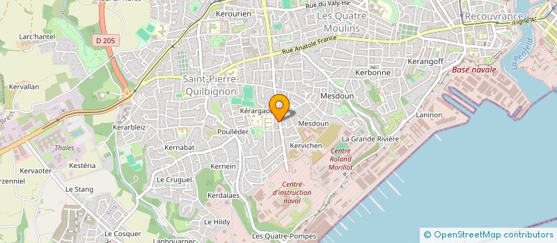 localisation de l'entreprise MONSIEUR VINCENT LAVALLE à BREST