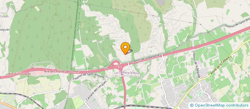 localisation de l'entreprise MONSIEUR VINCENT LAVITOLA  LA CADIERE-D'AZUR