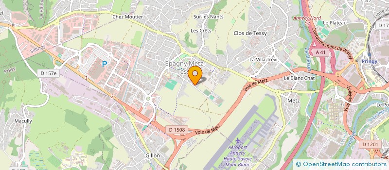 localisation de l'entreprise MONSIEUR VINCENT LAVOREL  EPAGNY METZ-TESSY