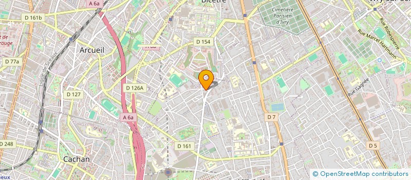 localisation de l'entreprise MONSIEUR VINCENT LE  VILLEJUIF