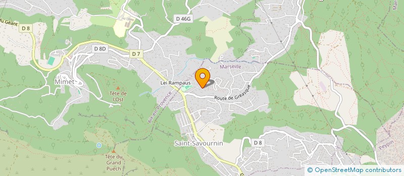 localisation de l'entreprise MONSIEUR VINCENT LE BARS  SAINT-SAVOURNIN