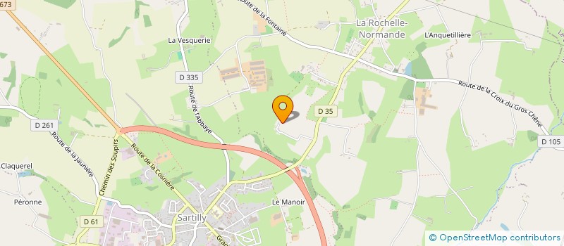 localisation de l'entreprise MONSIEUR VINCENT LE BEHOT  SARTILLY-BAIE-BOCAGE