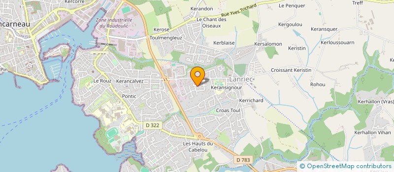 localisation de l'entreprise MONSIEUR VINCENT LE BORGNE  CONCARNEAU