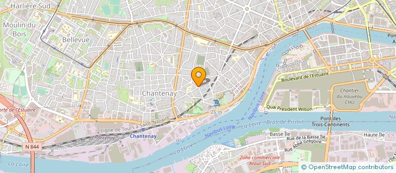 localisation de l'entreprise MONSIEUR VINCENT LE BRETON  NANTES