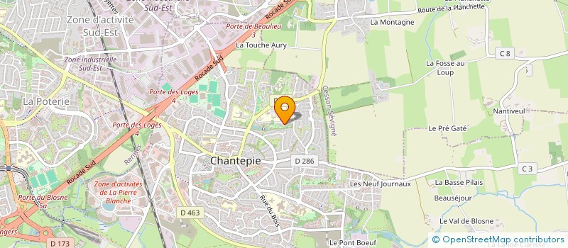 localisation de l'entreprise MONSIEUR VINCENT LE BRUN  CHANTEPIE