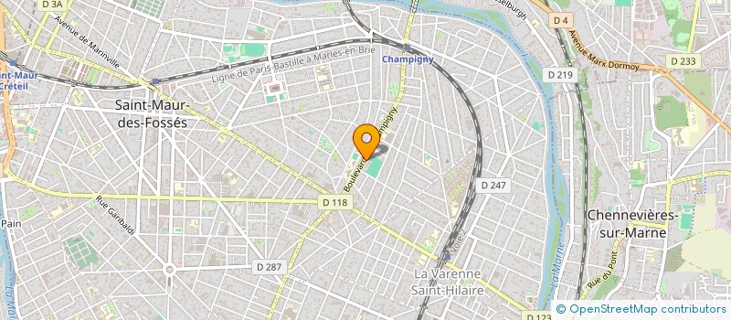 localisation de l'entreprise MONSIEUR VINCENT LE CROLLER à SAINT-MAUR-DES-FOSSES