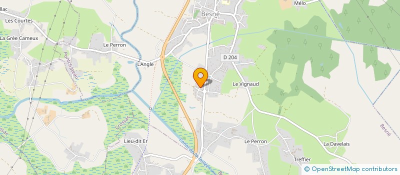 localisation de l'entreprise MONSIEUR VINCENT LE DERF à BESNE
