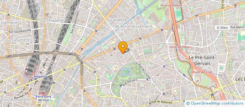 localisation de l'entreprise MONSIEUR VINCENT LE DU  PARIS