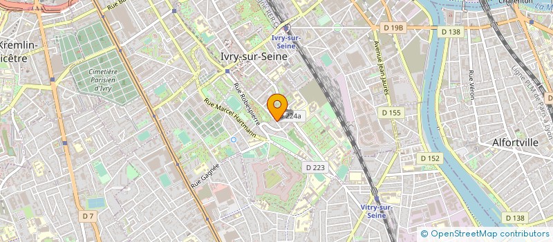 localisation de l'entreprise MONSIEUR VINCENT LE FAOU  IVRY-SUR-SEINE