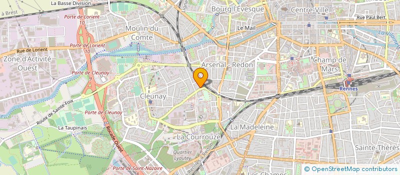 localisation de l'entreprise MONSIEUR VINCENT LE FAUCHEUR  RENNES