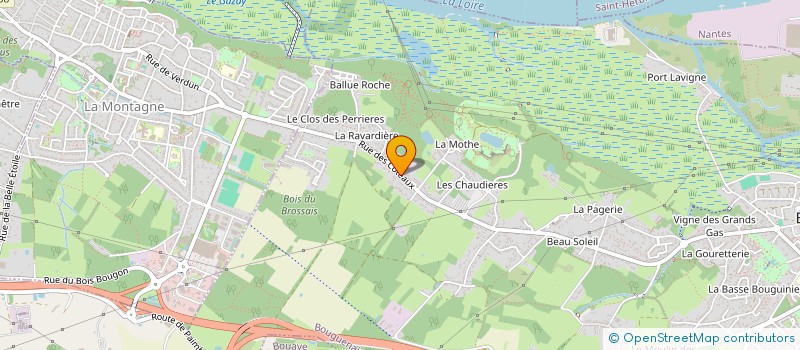 localisation de l'entreprise MONSIEUR VINCENT LE FORESTIER  BOUGUENAIS