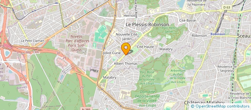 localisation de l'entreprise MONSIEUR VINCENT LE GALL à LE PLESSIS-ROBINSON