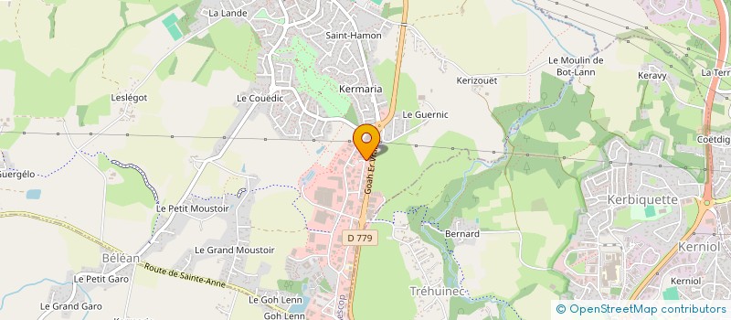 localisation de l'entreprise MONSIEUR VINCENT LE GALLIOT  PLESCOP