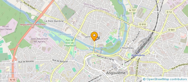localisation de l'entreprise MONSIEUR VINCENT LE HIR à ANGOULEME