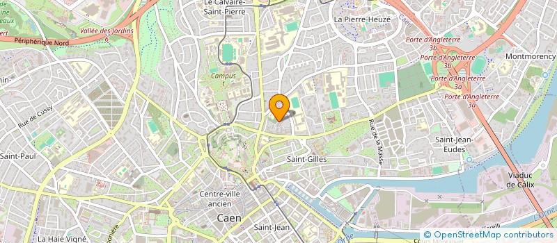 localisation de l'entreprise MONSIEUR VINCENT LE LIVET à CAEN