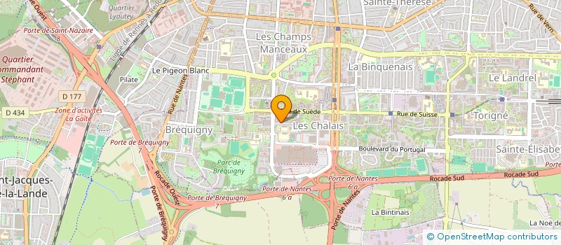 localisation de l'entreprise MONSIEUR VINCENT LE MESTREALLAN à RENNES