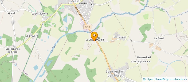 localisation de l'entreprise MONSIEUR VINCENT LE MEUR à ECHALOU