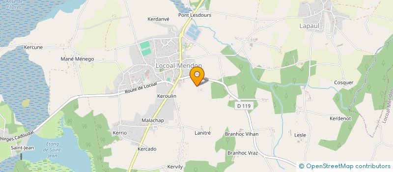 localisation de l'entreprise MONSIEUR VINCENT LE MEUR  LOCOAL-MENDON