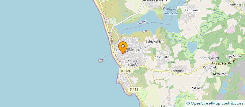 localisation de l'entreprise MONSIEUR VINCENT LE MEUR  PLOEMEUR