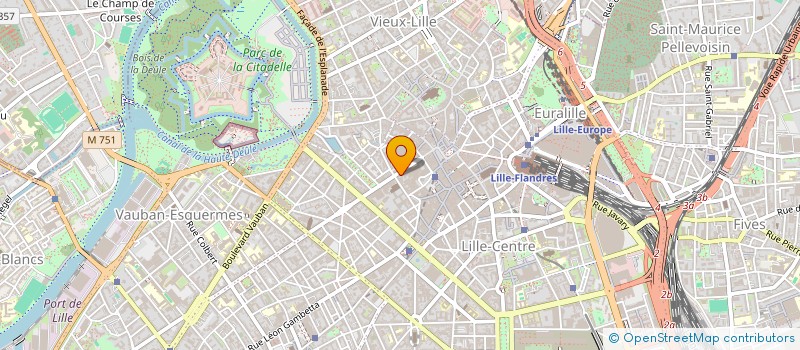 localisation de l'entreprise MONSIEUR VINCENT LE MOIGNE  LILLE