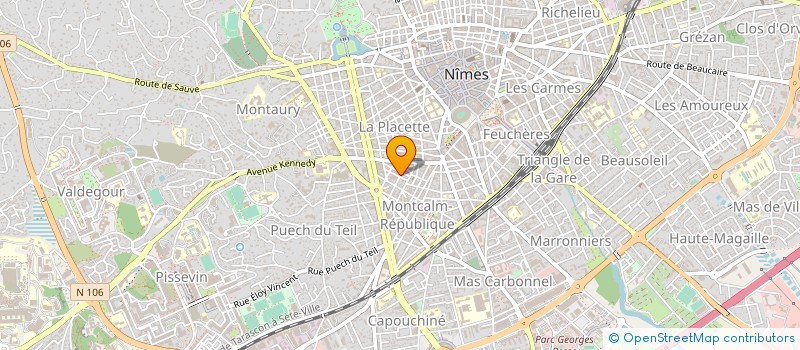 localisation de l'entreprise MONSIEUR VINCENT LE NUFF  NIMES