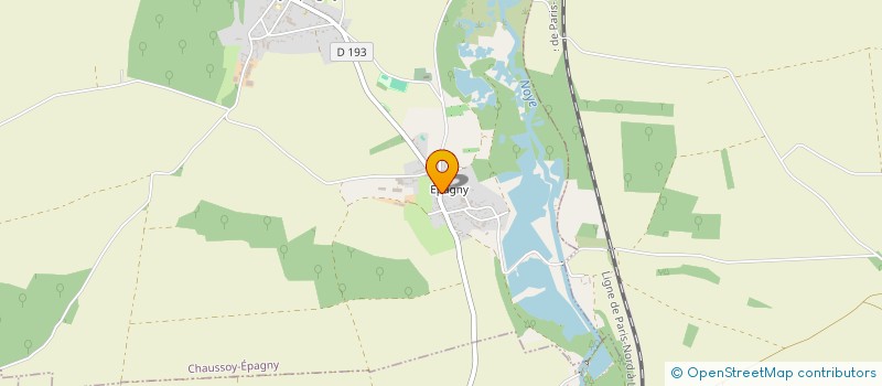 localisation de l'entreprise MONSIEUR VINCENT LE PAGE  CHAUSSOY-EPAGNY