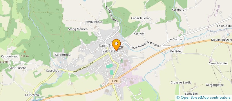 localisation de l'entreprise MONSIEUR VINCENT LE PAGE  SAINT-NICOLAS-DU-PELEM