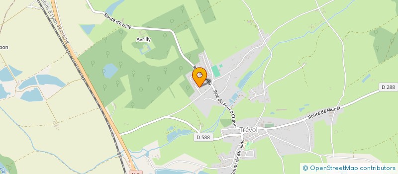 localisation de l'entreprise MONSIEUR VINCENT LE PRIOL  TREVOL