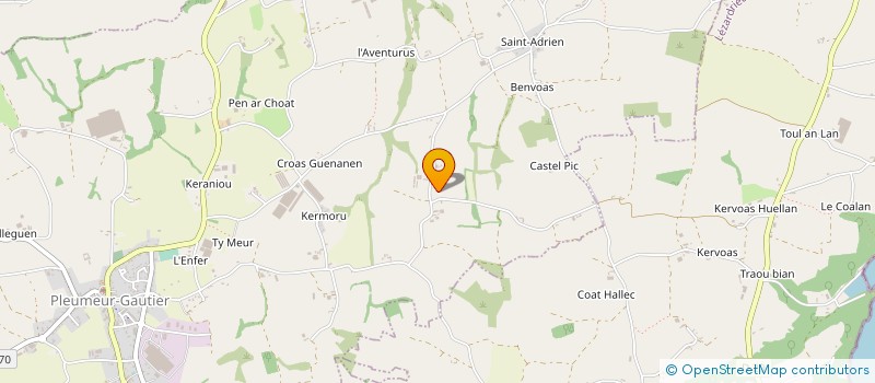 localisation de l'entreprise MONSIEUR VINCENT LE QUELLEC  PLEUMEUR-GAUTIER