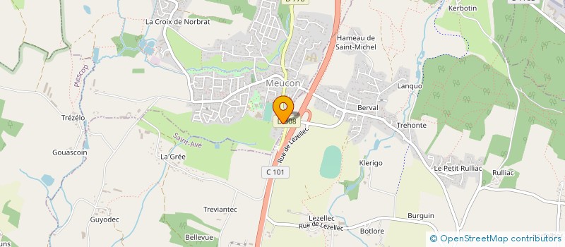 localisation de l'entreprise MONSIEUR VINCENT LE STANG  MEUCON