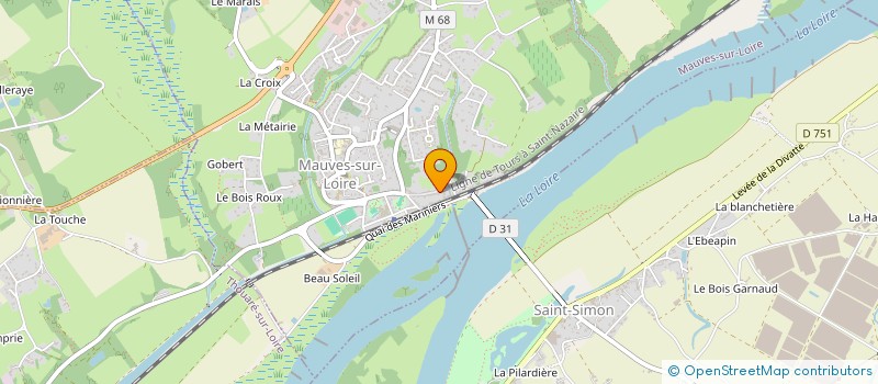 localisation de l'entreprise MONSIEUR VINCENT LE TALLEC  MAUVES-SUR-LOIRE