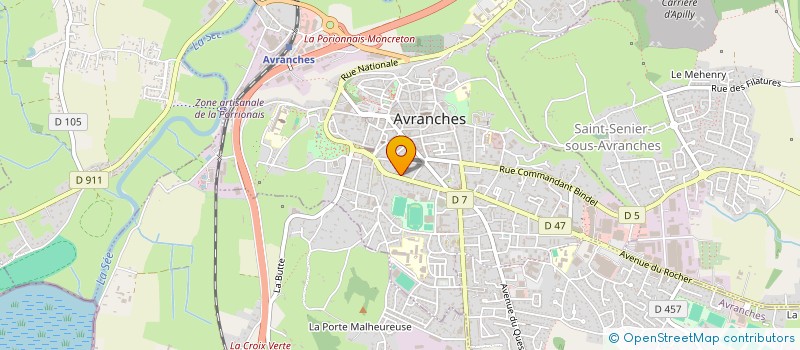 localisation de l'entreprise MONSIEUR VINCENT LE TORTOREC  AVRANCHES