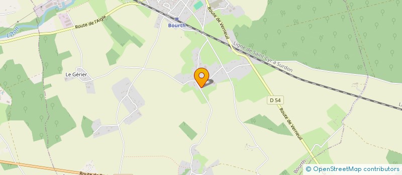 localisation de l'entreprise MONSIEUR VINCENT LEBERT  BOURTH