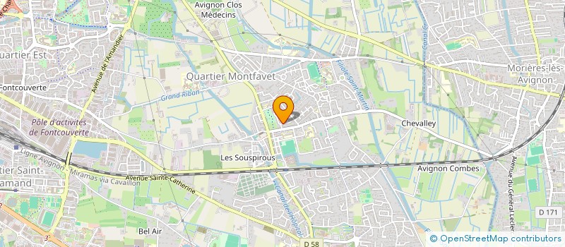 localisation de l'entreprise MONSIEUR VINCENT LEBLED  AVIGNON