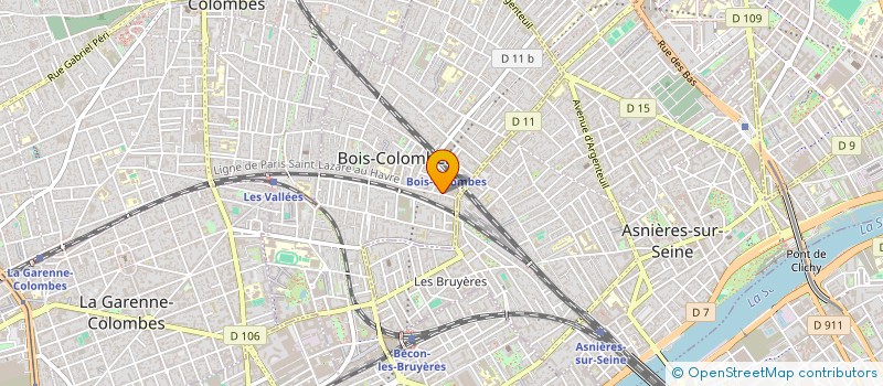 localisation de l'entreprise MONSIEUR VINCENT LEBOEUF à CLICHY