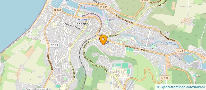 localisation de l'entreprise MONSIEUR VINCENT LEBORGNE à FECAMP