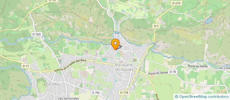 localisation de l'entreprise MONSIEUR VINCENT LEBRAT  MAUSSANE-LES-ALPILLES