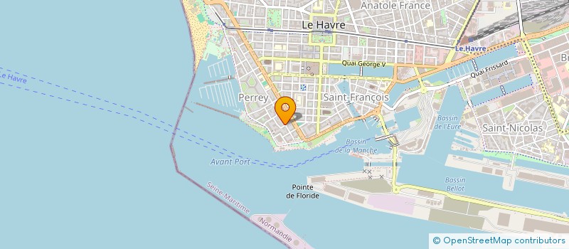 localisation de l'entreprise MONSIEUR VINCENT LEBRET à LE HAVRE