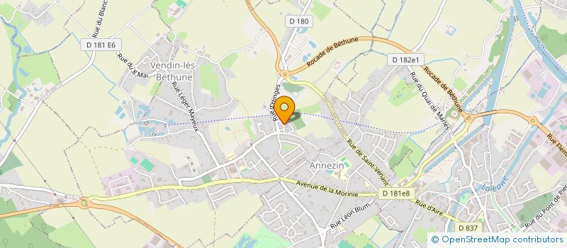localisation de l'entreprise MONSIEUR VINCENT LEBRIEZ à VENDIN-LES-BETHUNE